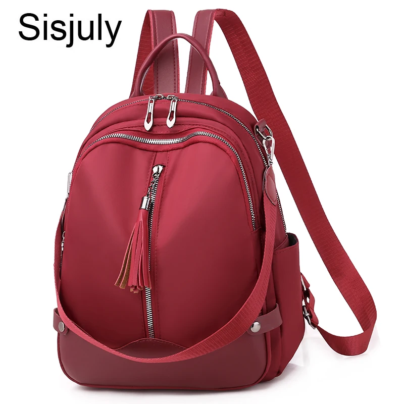 

Sisjuly Simple Casual Backpack Women Waterproof Oxford School Bags For Women 2019 Travel Backpack Ladies Bag Mochila Mujer