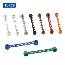 10 adet tuğla MOC 92338 1x6 zincir uyumlu toplar parçacıklar yapı taşları parçaları DIY eğitici teknoloji parçaları oyuncaklar