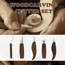 1/3/5/7/10/12pcs Outils de Sculpture Sur Bois Ciseau À Bois Outil À Main Ensemble de Couteau À Découper En Bois BRICOLAGE Peeling Sculpture Sur Bois 