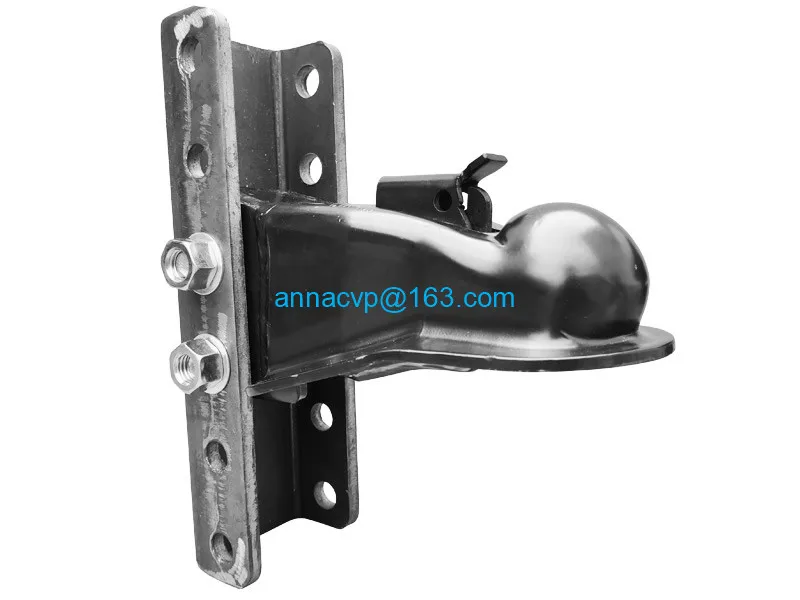 NEW 14k Adjustable Trailer Coupler w Channel  Bolts  (1)