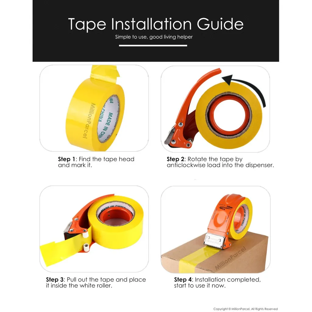  Masking Master Tape Dispenser with 10 Rolls of 49ft