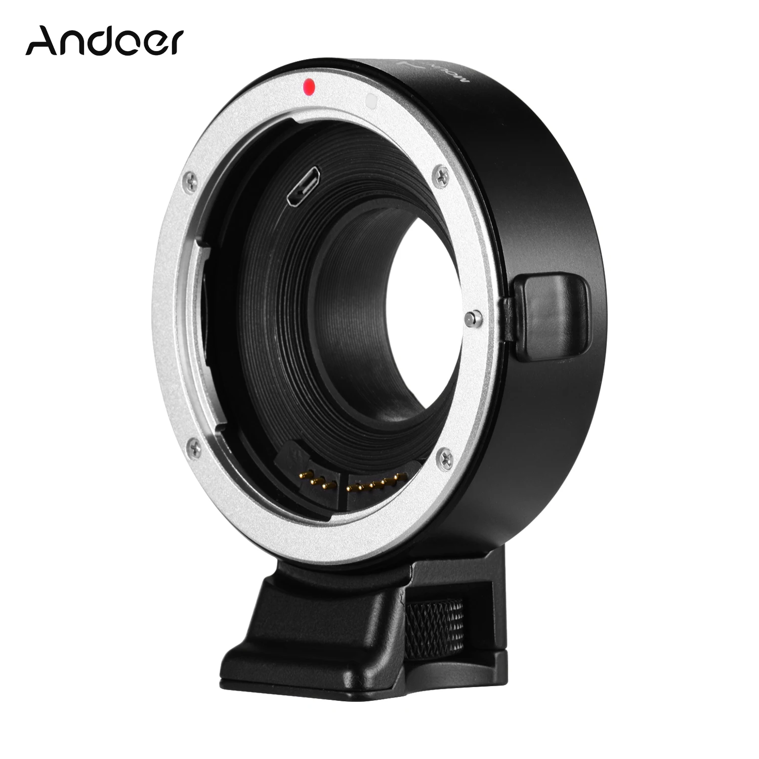 Кольцо адаптер для объектива Andoer с автофокусом и креплением на объектив Canon EF/EF FX