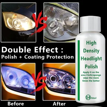 

Car Headlight Repair Liquid Retreading Agent Glitter Polish Len Restoration cars restoration fluid 20/50ml