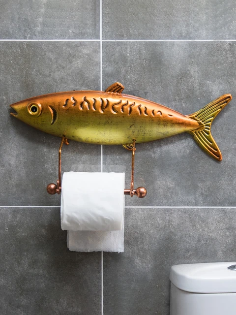 Tuna Creative Toilet Roll Holder Toilet Wall-Mounted Paper Towel