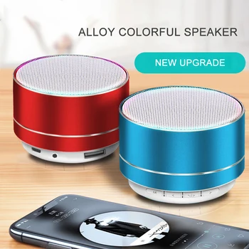 

A10 Wireless Bluetooth Audio Small Steel Cannon Subwoofer Mini Portable Gift Card Bluetooth Speaker