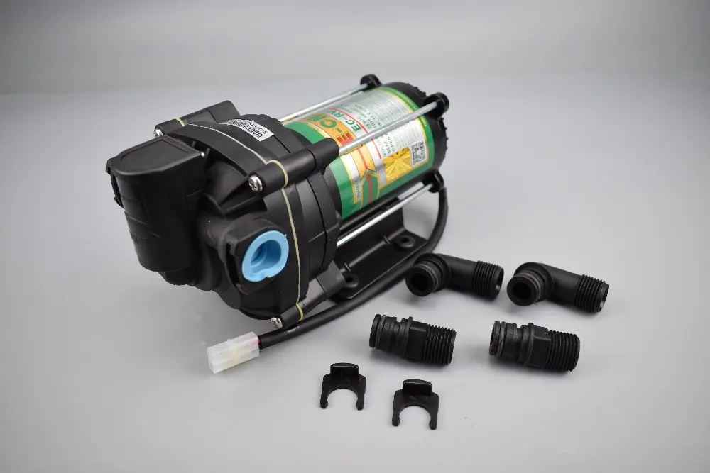 RV Series 10L/min Diaphragm Delivery Transfer Water Pump Self-Priming food grade pump 24V 60PSI pressure switch controlled