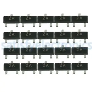 30PCS new and Original MMBT3906 2A 3906 MMBT3906LT1G 2N3906 200mA 40V SOT-23 PNP SMD Triod Transistor