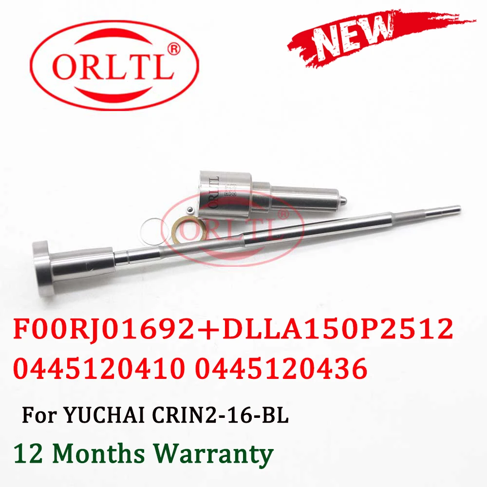 

0445120436 Common Rail Injector 0445120410 Repair Kits Diesel Nozzle DLLA150P2512 0 433 172 512 Valve F00RJ01692 for YUICHAI