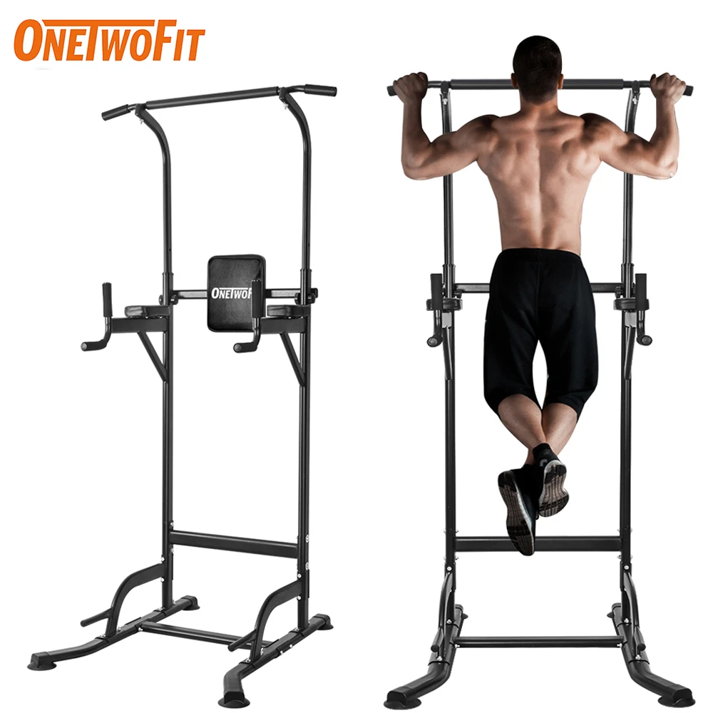 Pull Up Power Tower Multi Function Home Fitness Dip Push Up Bar Indoor Exercise 