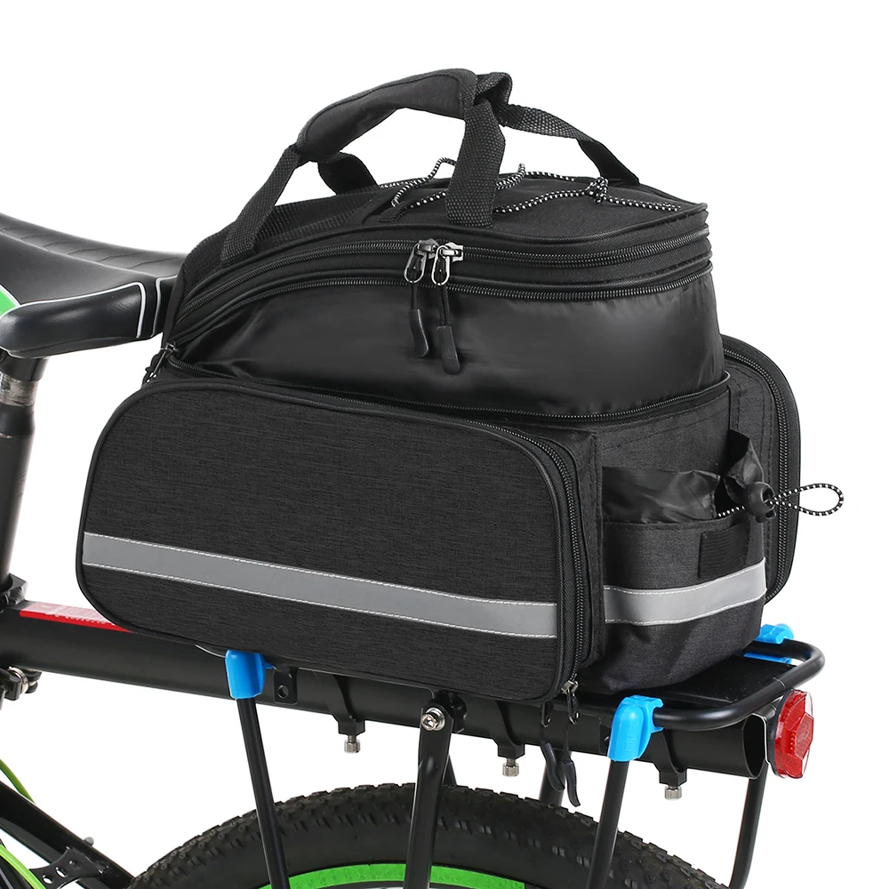 Bike Waterproof Seat Pannier Pack Dog Carrier Bag Luggage Outdoor 25L Bicycle Pannier Bag Rear Rack Trunk Bag With Rain Cover