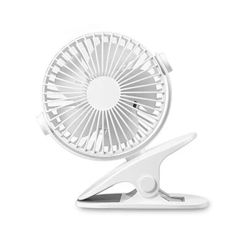 

DC5V 1000Mah 4W Clip Fan USB Charging 360 Degree Rotary Office Convenient Stroller Clip Fan Convenient Fan