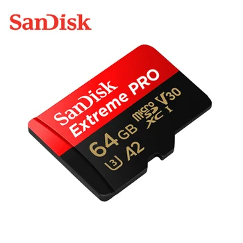 

SanDisk Extreme PRO micro SD Card 64GB microSD 32GB microSDHC SDXCUHS-I Digital Memory Card class 10 V30 A1 U3 For 4K