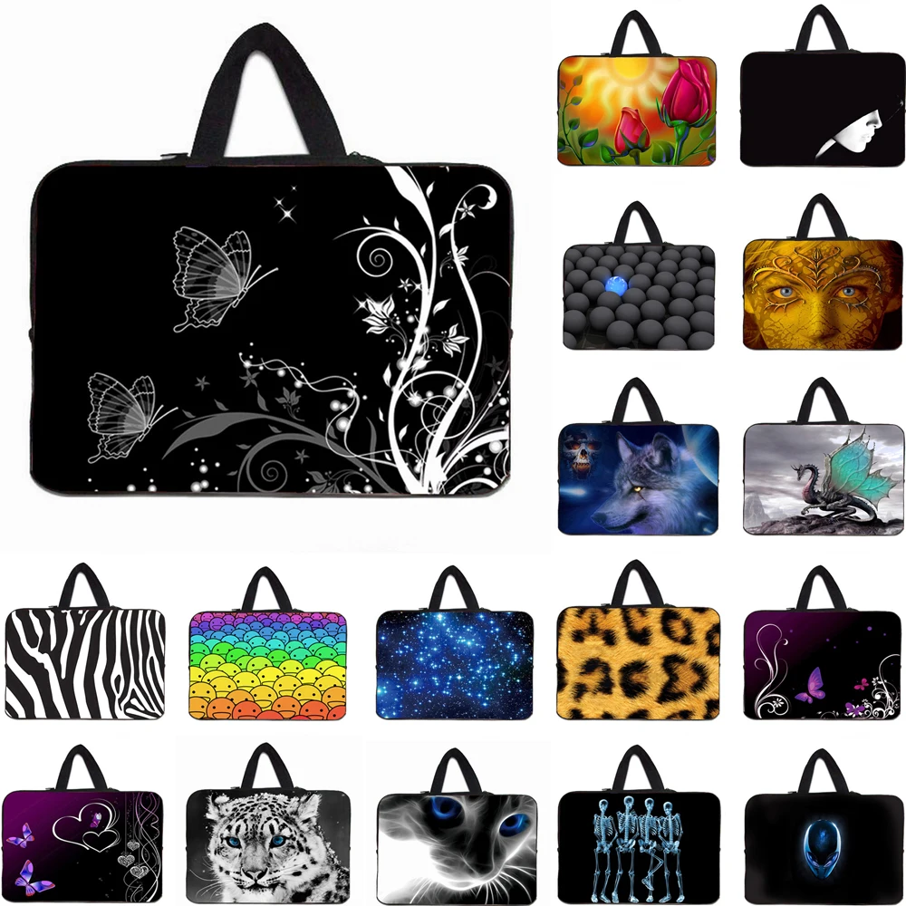 Рождественский подарок неопрена Ручка 10/12/13/14/15/17 дюймов Тетрадь компьютер PC сумка для переноски чехол для Toshiba Macbook Air Pro sony