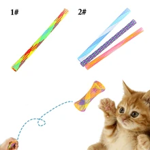 Складная игрушка для кошек в форме пружины, хорошая эластичность, забавные игрушки для домашних животных, товары для игр, кошачья интерактивная игрушка, товары для кошек