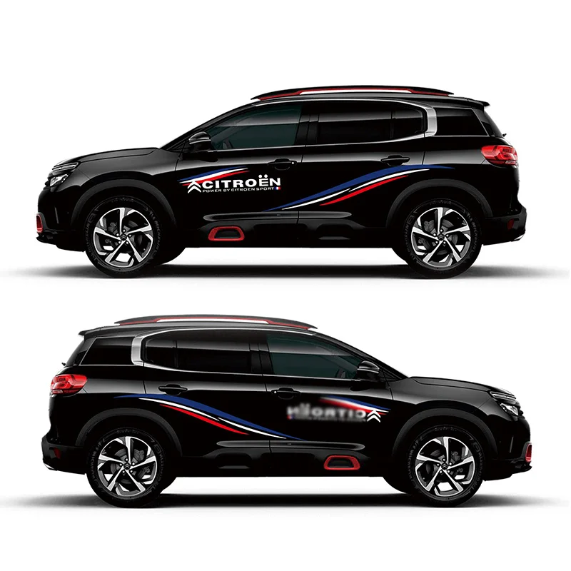 Спортивная Автомобильная наклейка для Citroen C5 AIRCROSS Mark Levinson, автомобильная Двусторонняя индивидуальная наклейка, спортивные авто наклейки
