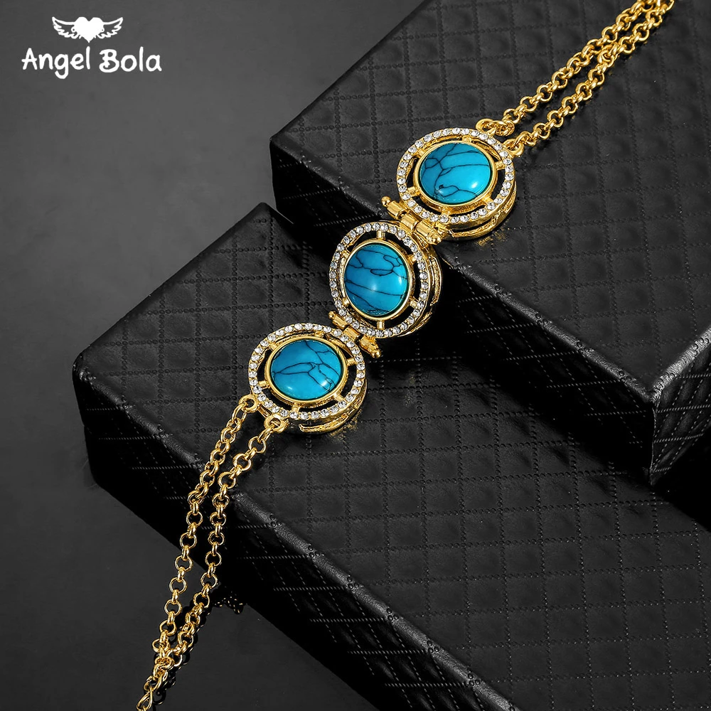 Joyería de África/Árabe/Oriente para hombres y mujeres, pulsera de joyería de Color dorado, con cristal superior, turco, al por mayor|Pulseras de amuleto| - AliExpress