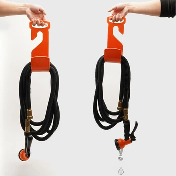 

Garden Water Hose Hanger Holder Storage Wall Mount Bracket Plastic Hanging Hook XHC88