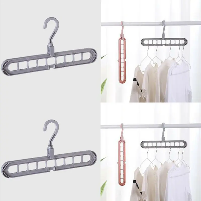 

Multi-Port Support Circle Clothes Hanger Clothes Drying Rack Multifunction