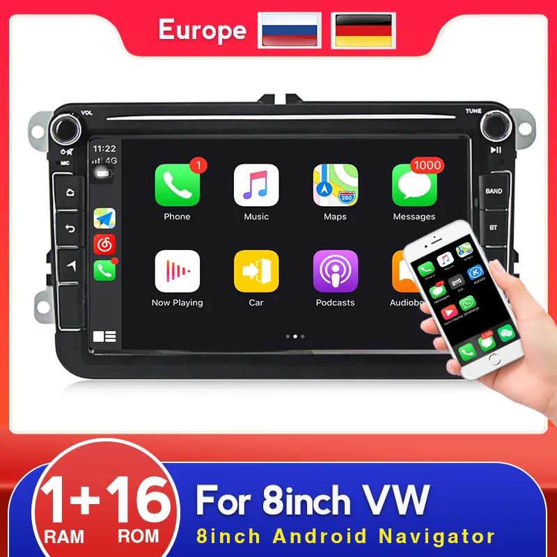 Автомагнитола 2DIN магнитола с GPS для VW/Volkswagen Skoda Octavia golf 5 6 touran passat B6 polo Jetta аудио