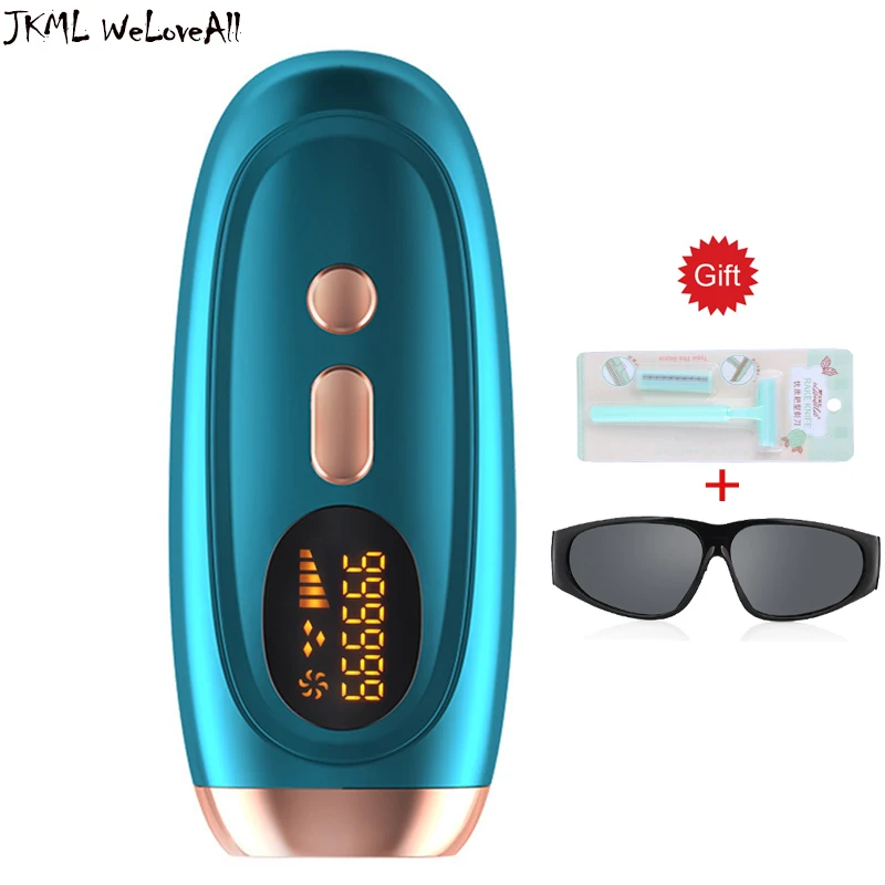 

Permanent hair removal IPL laser Painless epilator device 999999 Times laser LCD laser women man bikini armpit face hair remover