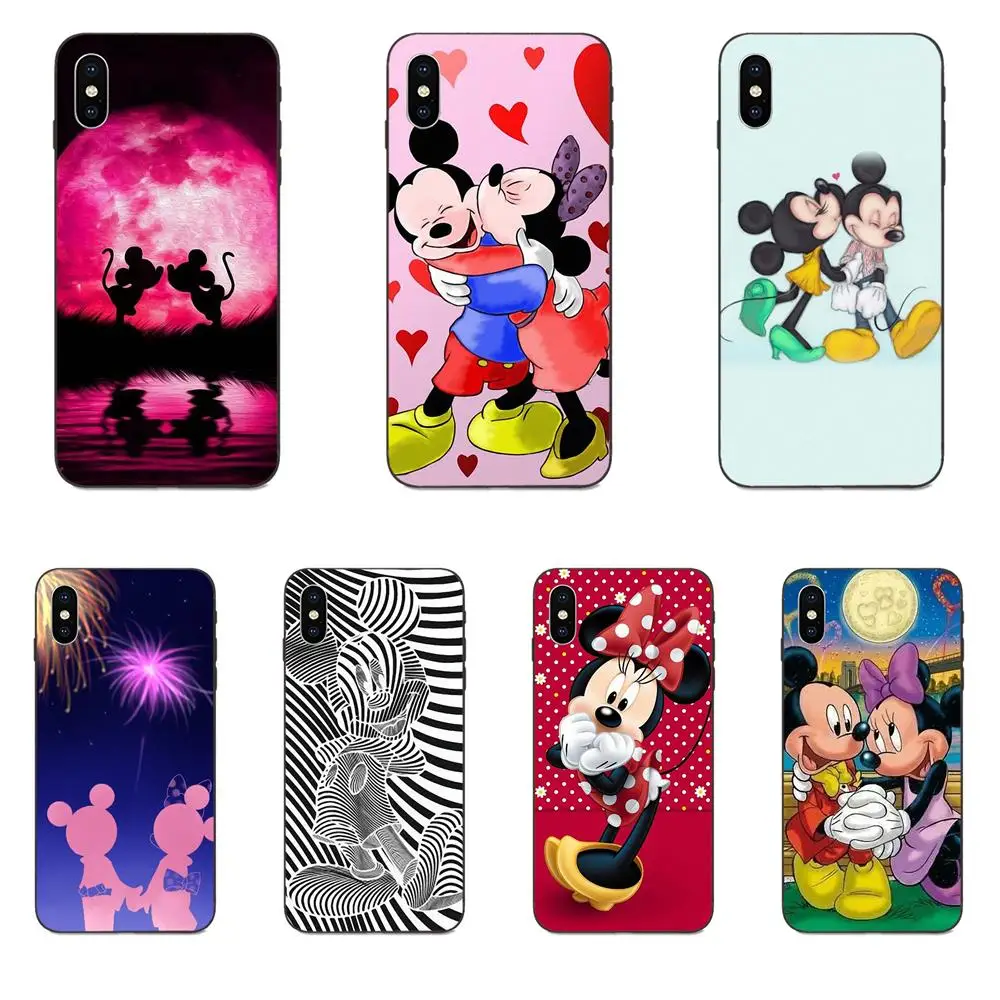 

Picture Phone Case For Huawei Y3 Y5 II Y6 Y7 Y9 nova 2 Plus 2S 3i 4 4e Lite Plus Prime 2017 2018 2019 Minnie Mickey Love Pair
