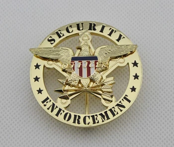 

Classic SECURITY ENFORCEMENT , Replica Movie Prop Pin Badge