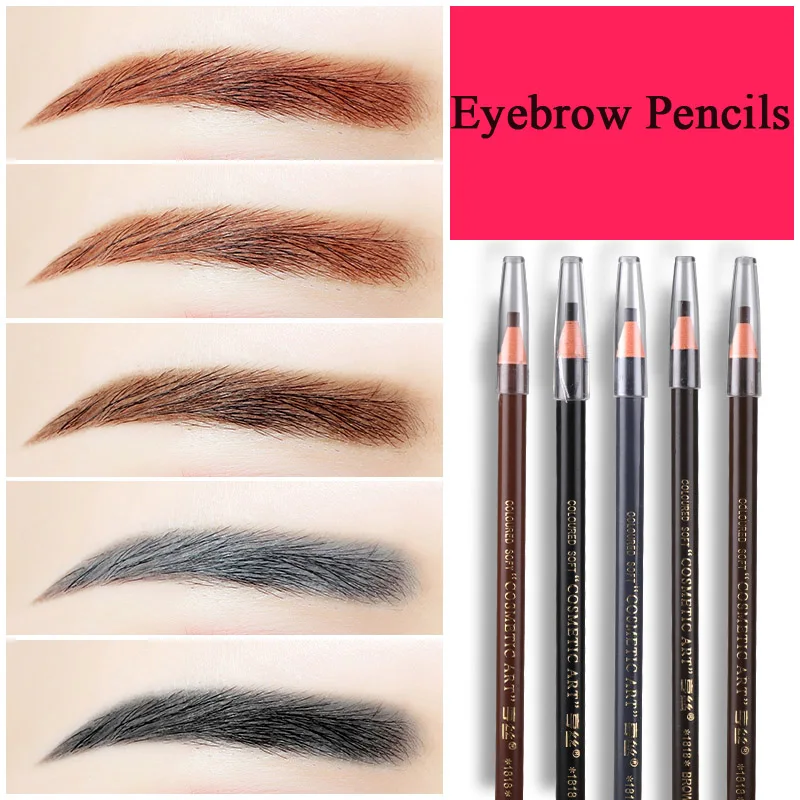 

2pcs/lot Microblading Supplies Professional Eyebrow Pencil Long Lasting Natural Tattoo Eye brow Pencils Permanent Makeup Tools
