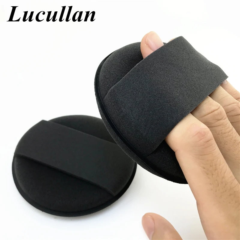 High Density Foam Sponge Auto Detailing Applicator Pad Waxing and Polishing Tools With Band As Pocket Car Cleaning Tool