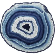 Современный круглый ковер, Противоскользящие коврики с 3D принтом, коврики для спальни, мягкие напольные коврики, простые домашние украшения, 5 размеров, Новинка