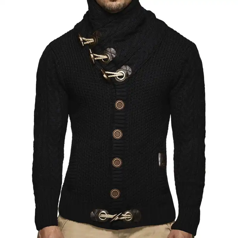 sueter cardigan masculino