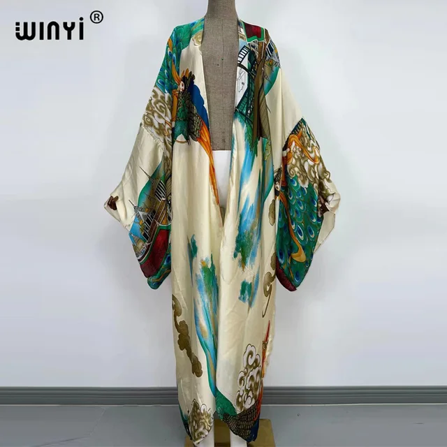 Europe WINYI new tunic bikini sweet lady pink boho Cardigan stitch Cocktail sexcy Boho Maxi Holiday Batwing Sleeve KIMONO mujer 20