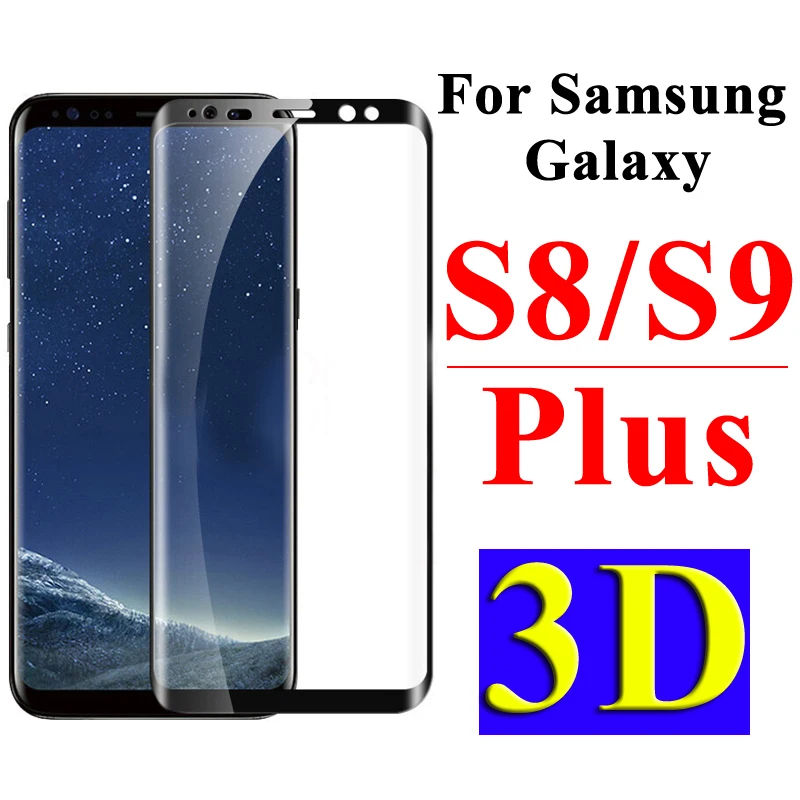 

3D For Samsung S9 Screen Protector For Galaxy S8 Glass Plus Tempered Samsun S9plus Protective Sansung Galax S 9 8 Armor Pelicula