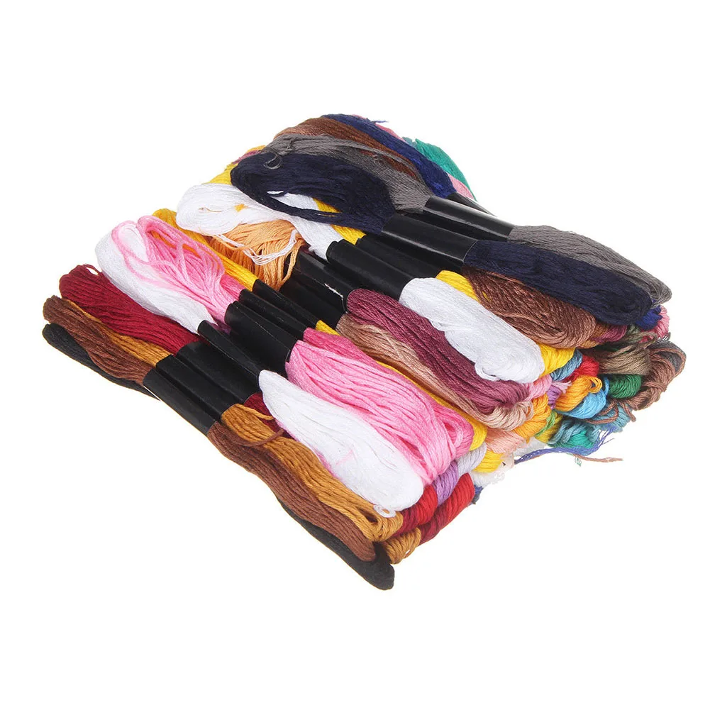 1 Set DIY Embroidery Pen Set Knitting Sewing Tool Kit Punch Needle 50 Threads 1 Set DIY Embroidery Pen Set Knitting Sewing Tool Kit Punch Needle 50 Threads