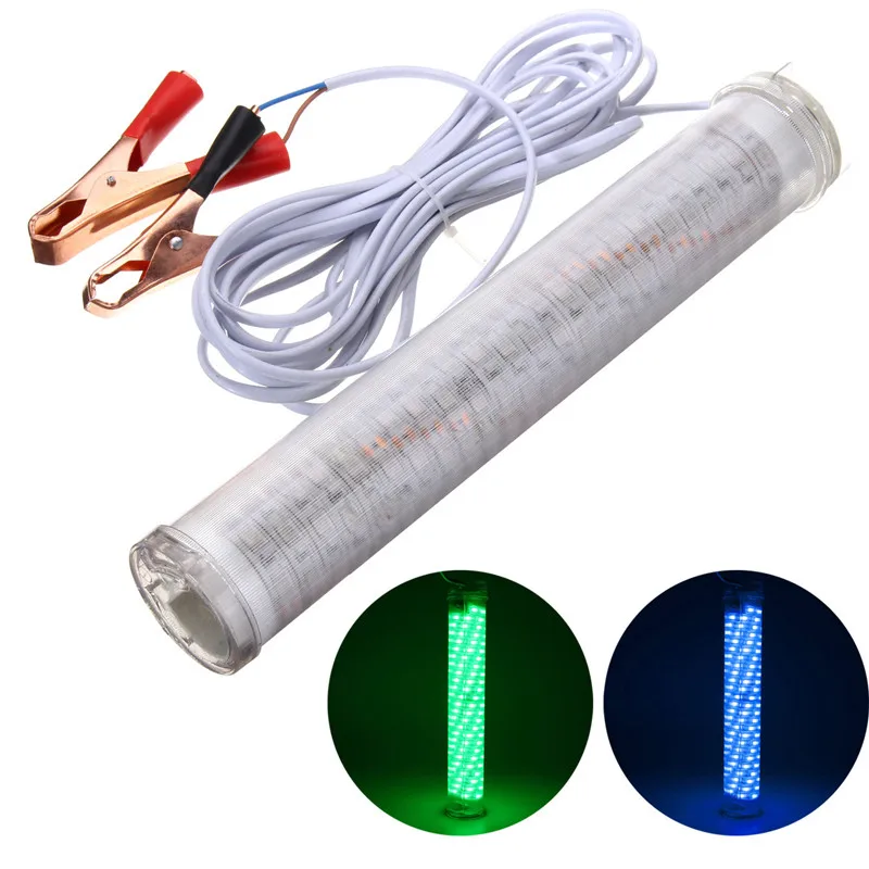 Светодиодный светильник для подводной рыбалки 12 В 150SMD 2400 лм лодки кальмара рыбы