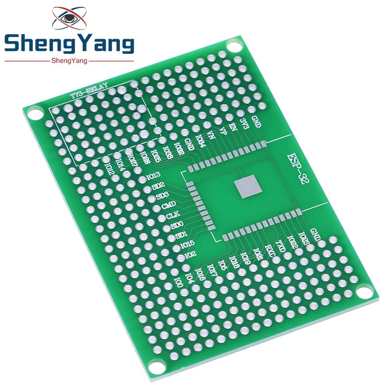 5x7CM Double Side Prototype PCB Board Breadboard Protoshield For Arduino Relay ESP8266 WIFI ESP-12F ESP-12E ESP32 ESP32S pcb board