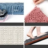 Large Size Chenille Bathroom Mat  Bath Carpest Bathtub Bed Side Feet Pad Toilet Floor Rugs Kitchen Doormat Non-slip Solid Color 4