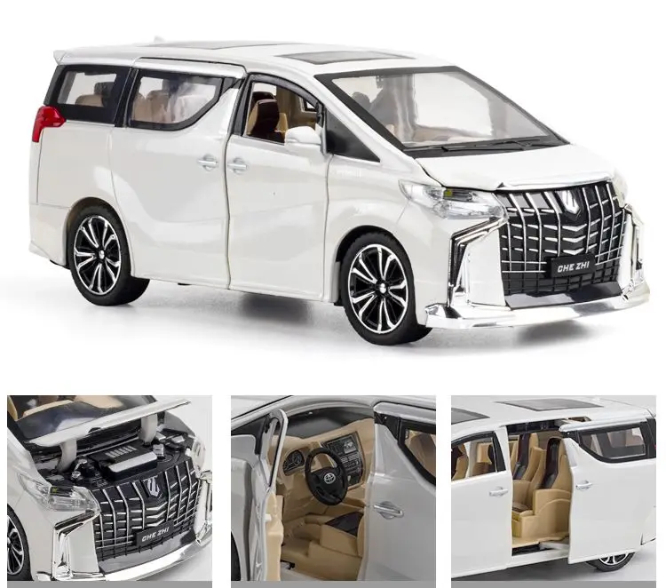 1/24 TOYOTA MPV Van Diecast Model Araba