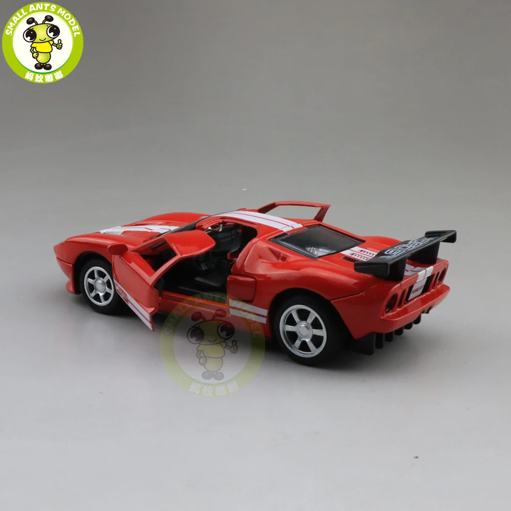 1/32 Ford GT 2006 литая модель автомобиля игрушки для детей Детское звуковое освещение Вытяните назад Подарки для мальчиков девочек