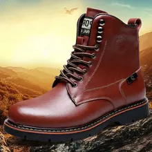 Мужские модные ботильоны; сезон осень; мужские Ботинки martin в байкерском стиле; мужские оксфорды; зимние ботинки на меху со шнуровкой; теплые зимние ботинки