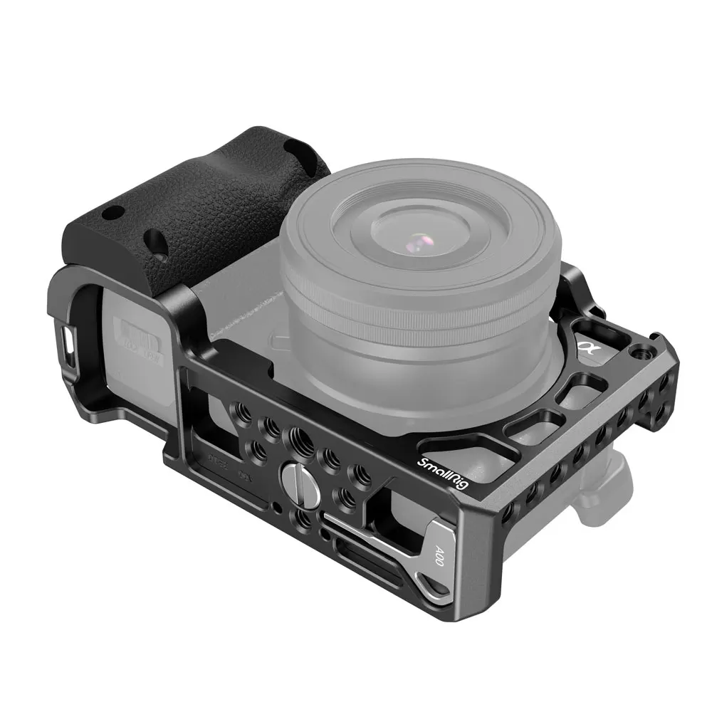 SmallRig Kamera Käfig mit Silikon Griff für Sony A6100/A6300/A6400 Kamera 3164