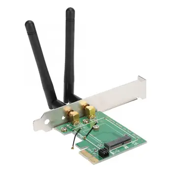 

A+E/E key M.2 to PCI-E Desktop Riser Card Notebook Wireless Network Card with Bluetooth