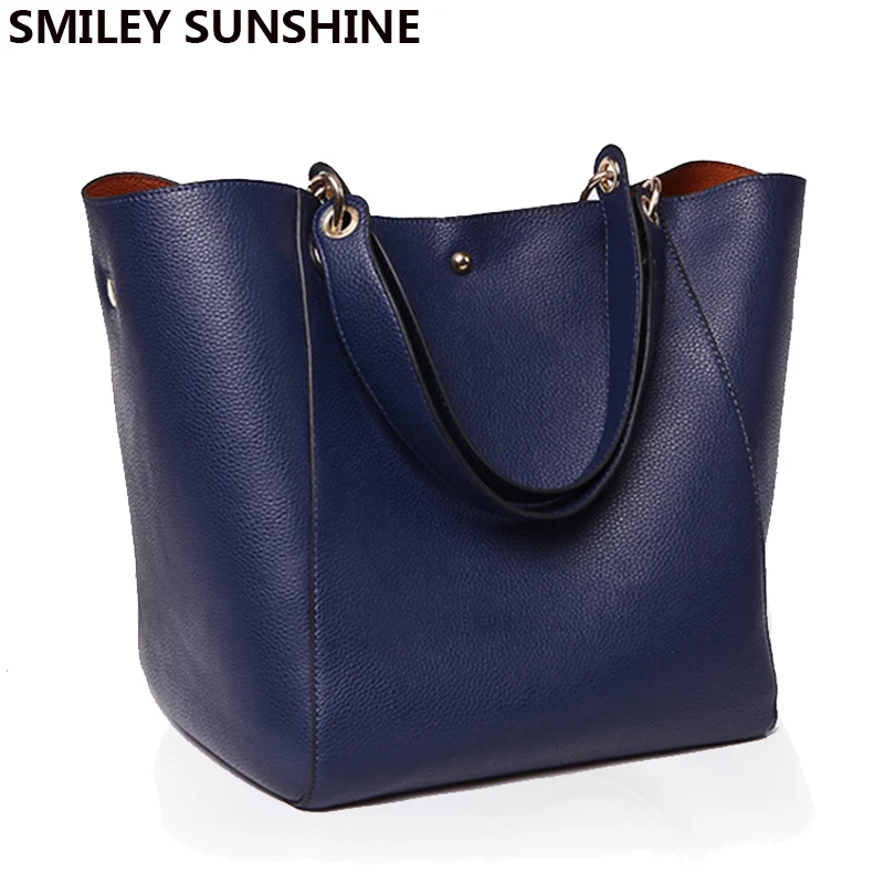 Brown Women Messenger Large Shoulder Bag Big Leather Bag Female Genuine Black Handbag Ladies Crossbody sac a main femme