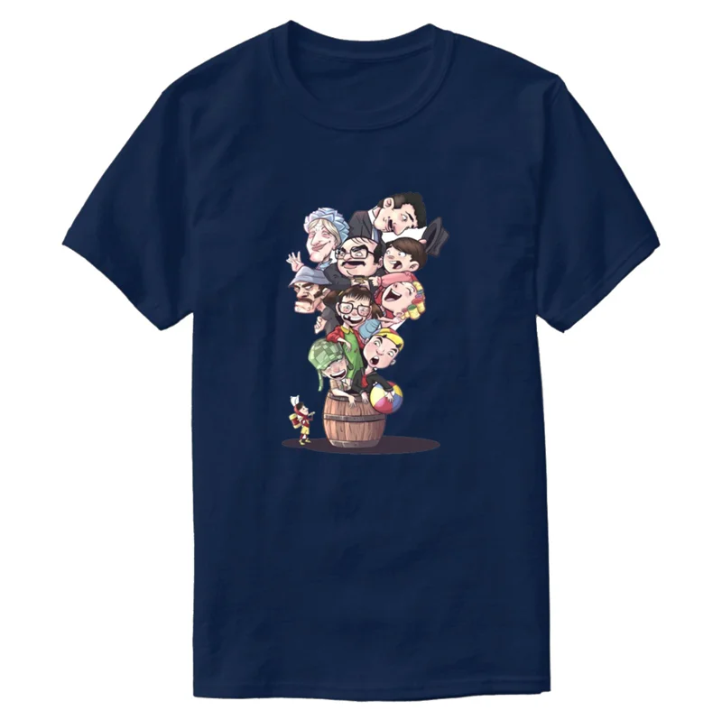 Дизайнерский Повседневный EL CHAVO DEL OCHO, CHAVES, CHAPOLIM, DON RAMON, футболка для мужчин наряд мужские футболки с круглым вырезом Comics футболки