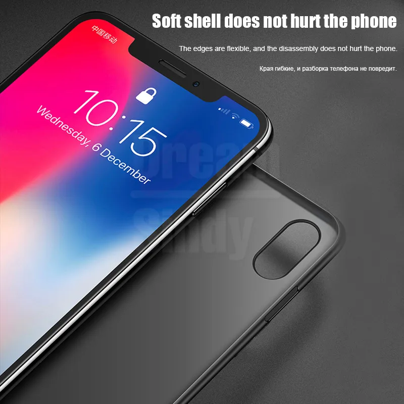 0,26 мм ультра тонкий PP чехол для iphone X XR XS Max полный Чехол для iphone 6 6s 7 8 PLus матовый противоударный Тонкий чехол