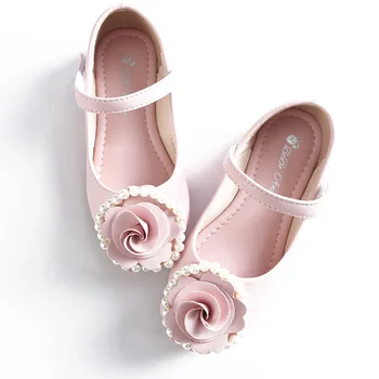 

Girl shoe new style girl princess shoe rose baby shoes Korean version of shallow mouth children's sole shoe
