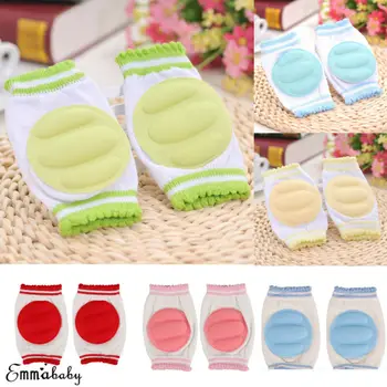 

Fashion Baby Crawling Knee Pads Safety Anti-slip Walking Leg Elbow Protector Summer Children Protections Safety 0-24 Months