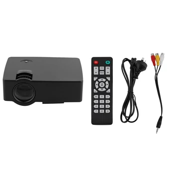 

E08 LCD+LED Portable Projector 1500LM 800x480 Pixels HDMI Home Media Player Projection Ceiling UK AU EU Plug