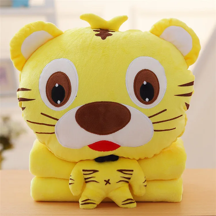 Yangzhou Twilight Card Tiger три в одной руке Подушка и одеяло покрывало для сна подарок на день рождения может добавить логотип