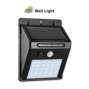 

1-4pcs 30 LED Solar light Solar Power PIR Motion Sensor Wall Light Outdoor Waterproof Energy Saving Street Garden Security Lamp