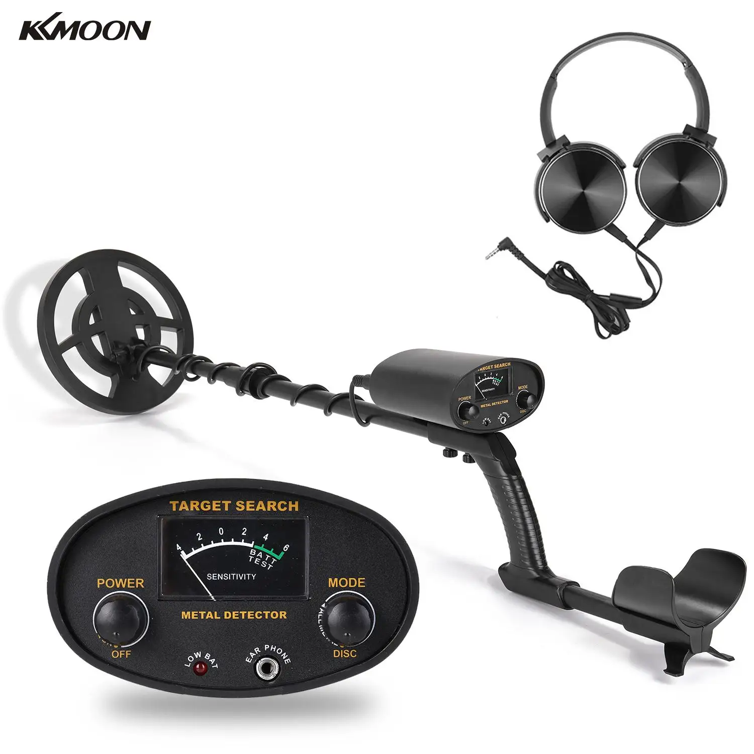 KKMOON GT6100 портативный подземный металлоискатель Высокая чувствительность